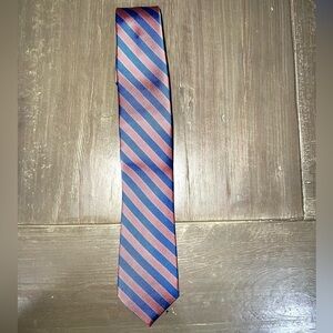 The Tie Bar Silk Red Blue Tie